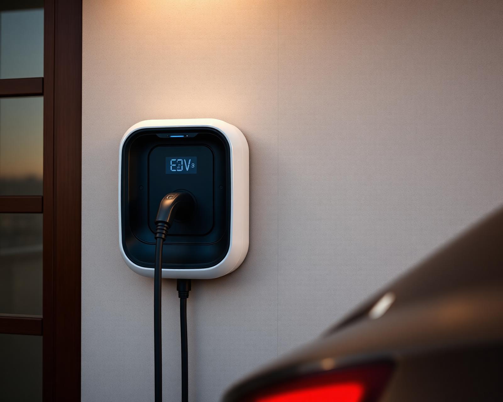 Home EV wallbox charger